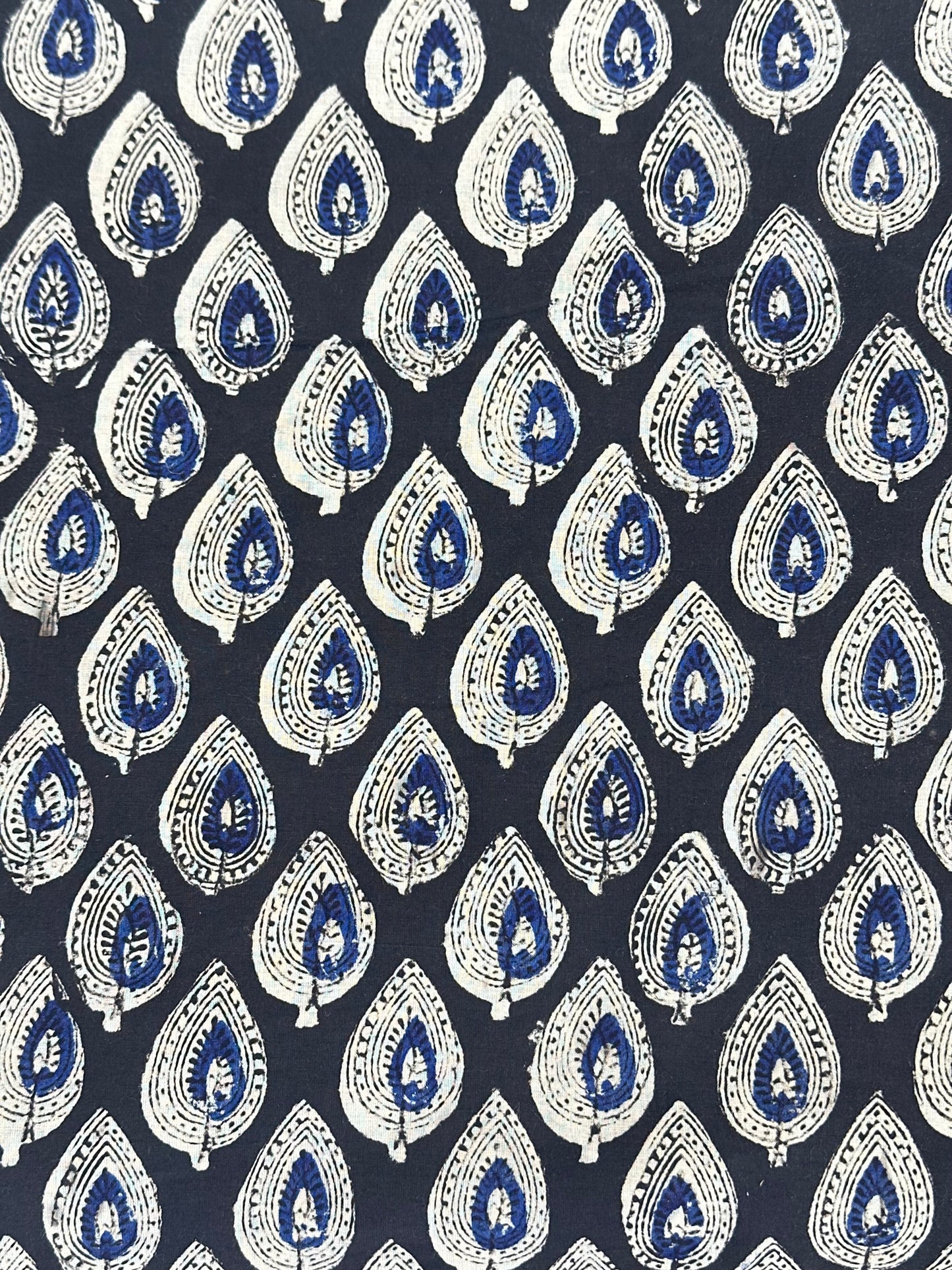 Blue Bagru Block Print Cotton