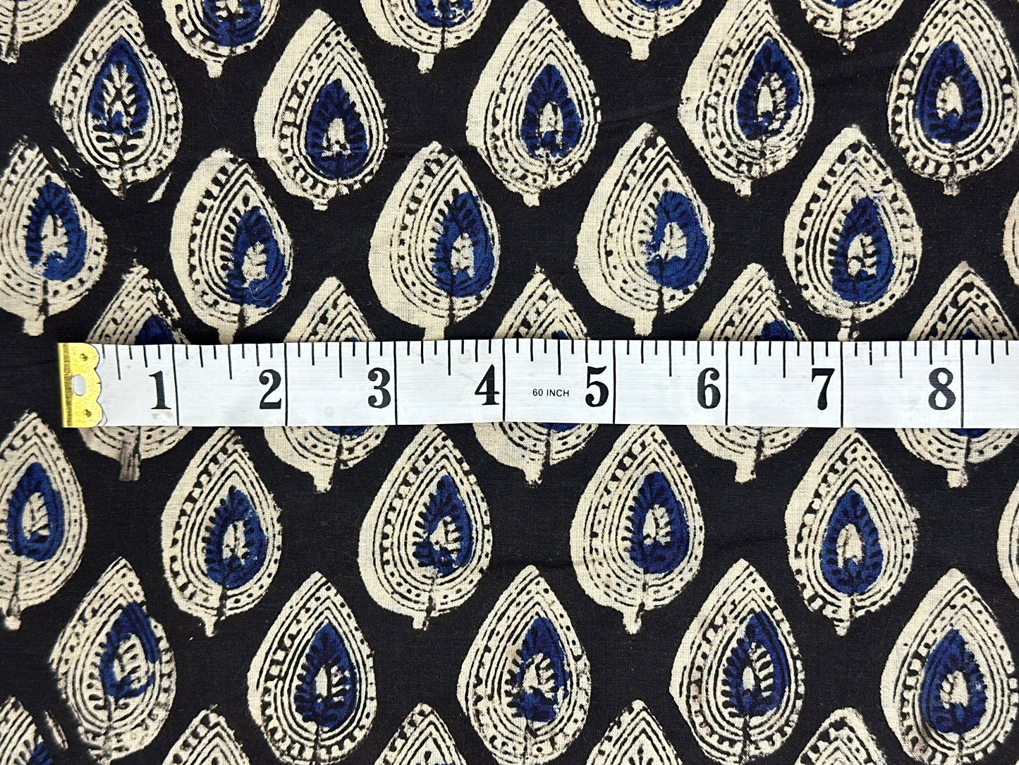 Blue Bagru Block Print Cotton